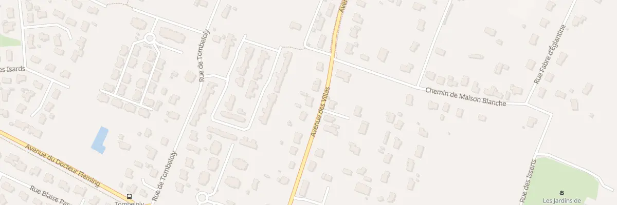 Plan du 21 Av des Villas à Marmande