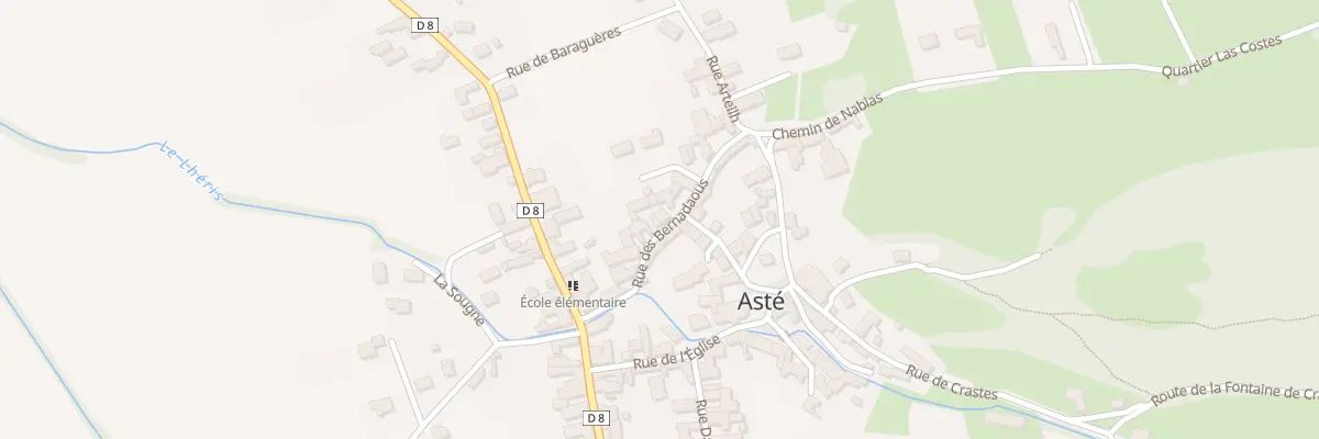 Plan du 19 Rue Bernadaous à Asté