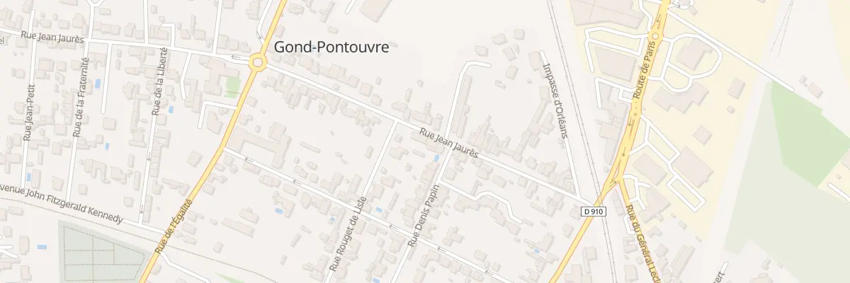 Plan du 14 Rue Jean Jaurès à Gond-Pontouvre