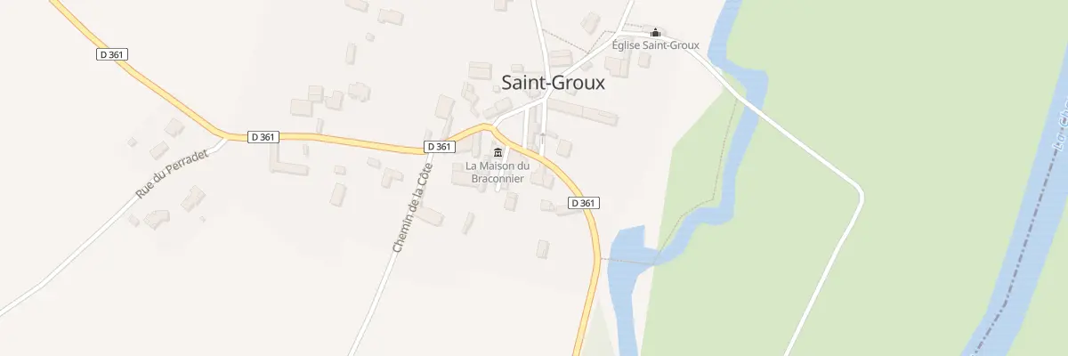 Plan du 2 Rte de Mansle à Saint-Groux