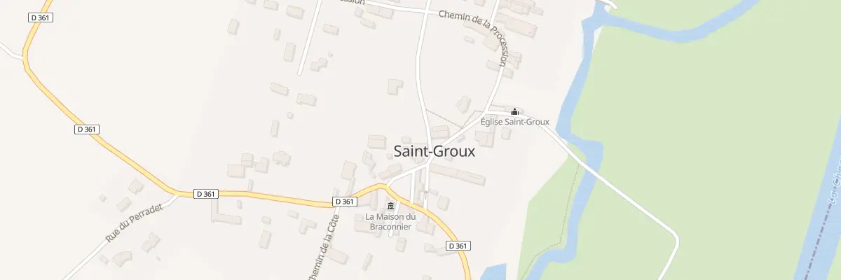 Plan du 1 Rue de l’Étouyer à Saint-Groux