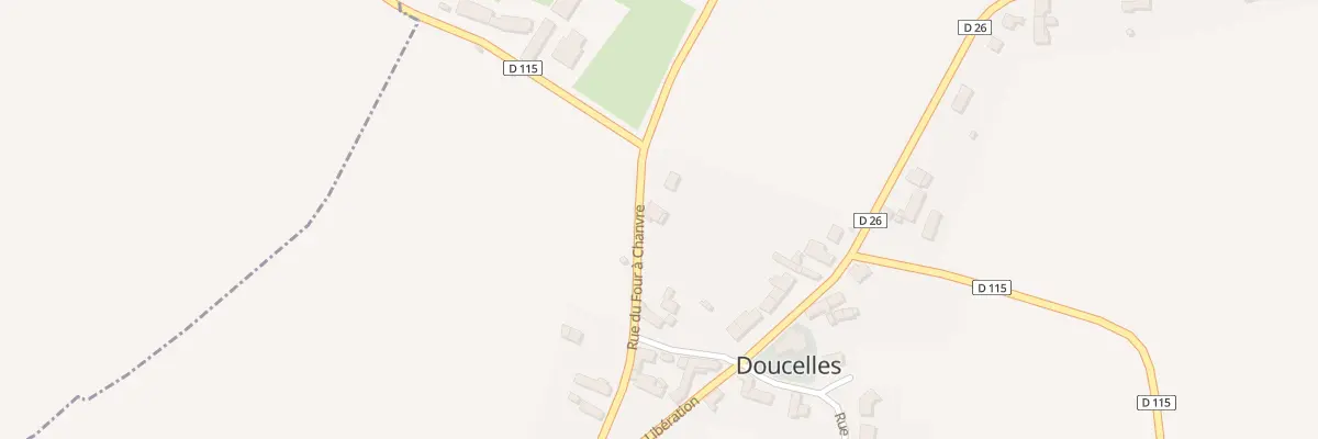 Plan du 7 Rue du Four A Chanvre à Doucelles