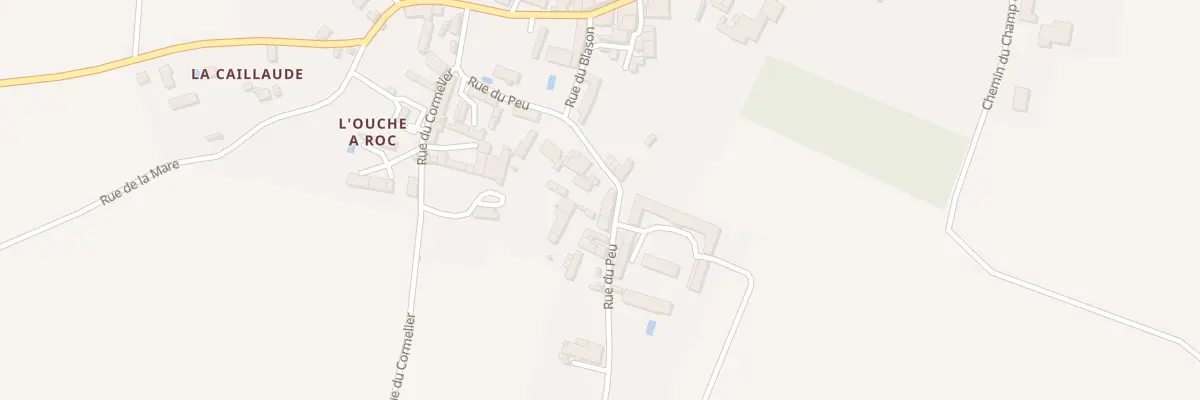 Plan du 18 Rue du Peu à Limalonges