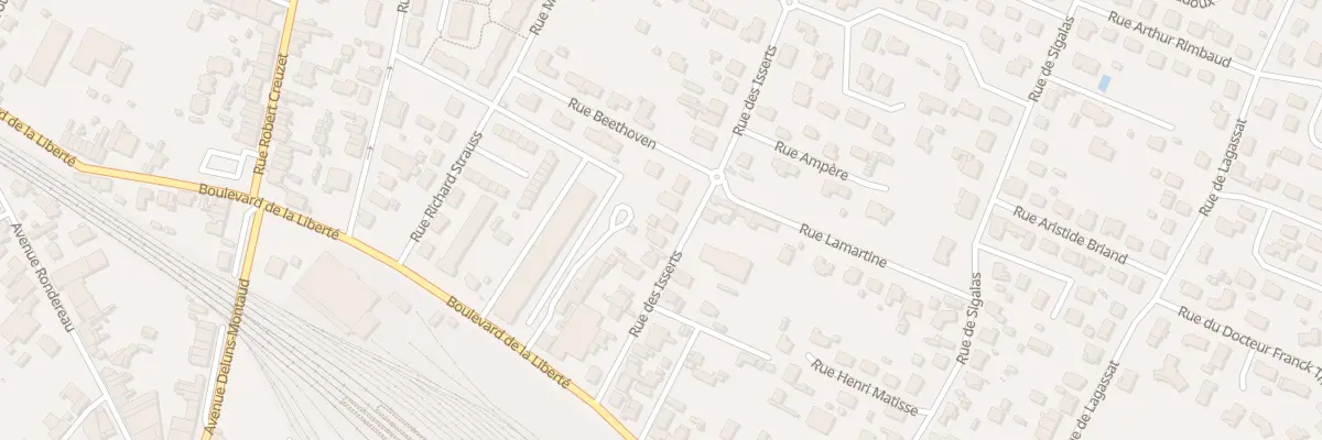 Plan du 17 Rue des Isserts à Marmande