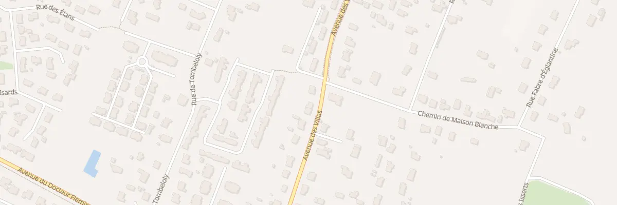 Plan du 25 Av des Villas à Marmande