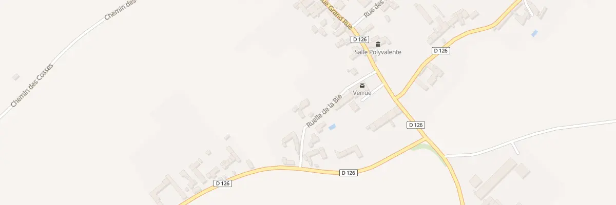 Plan du 1 Ruelle de la Bie à Verrue