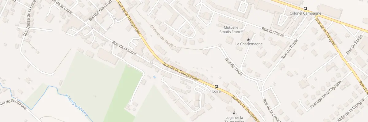 Plan du 164 Rue de la Tourgarnier à Angoulême