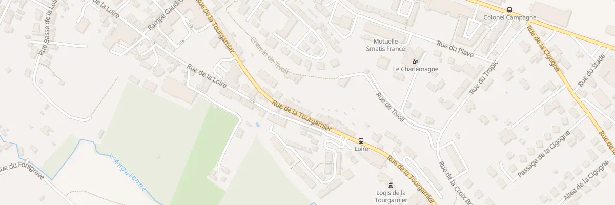 Plan du 164B Rue de la Tourgarnier à Angoulême