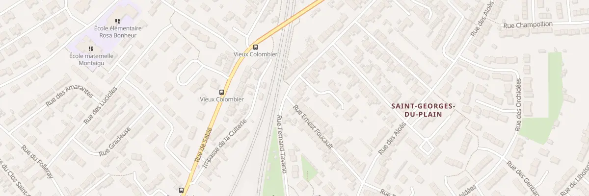 Plan du 5 Rue Ernest Foucault au Mans