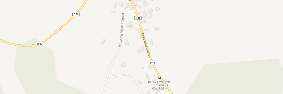 Plan du 5080 Le Bourg à Bors (Canton de Tude-et-Lavalette)