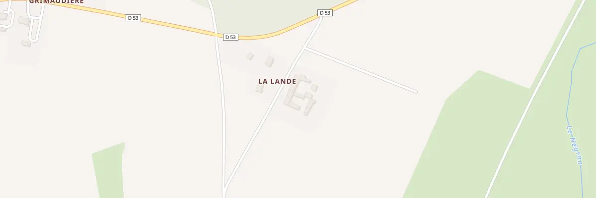 Plan du 3 La Lande à Beuxes