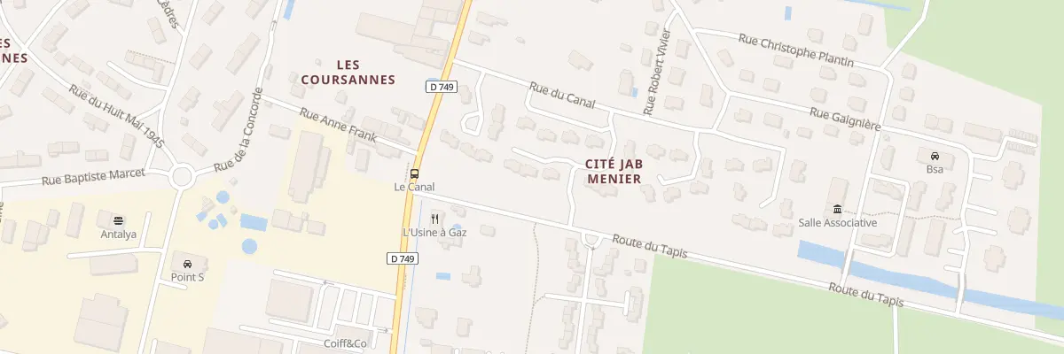 Plan du 6 Rue Jab Menier à Bourgueil