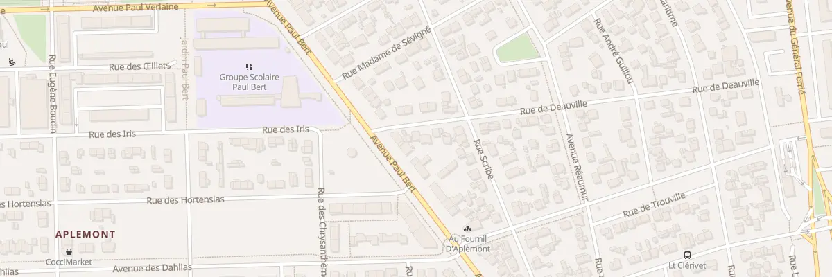Plan du 4 Rue de Deauville au Havre