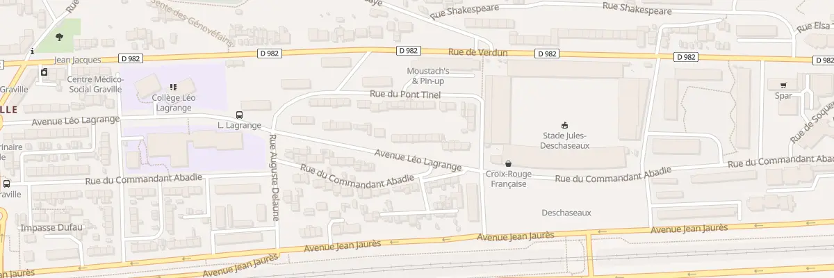 Plan du 91 Av Léo Lagrange au Havre