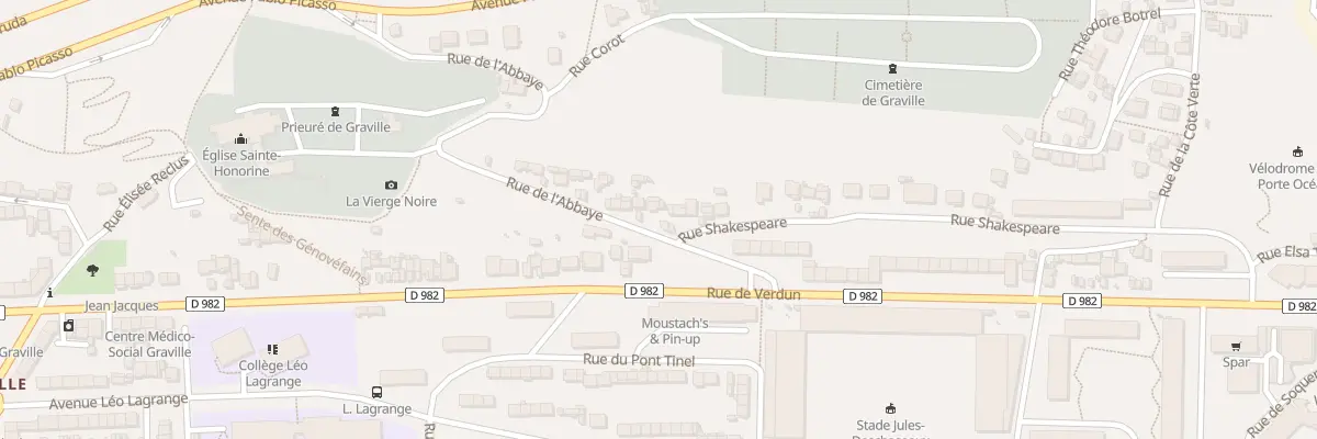 Plan du 18 Rue de l’Abbaye au Havre
