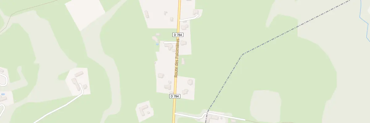 Plan du 43B Rte des Palomières à Bagnères-de-Bigorre