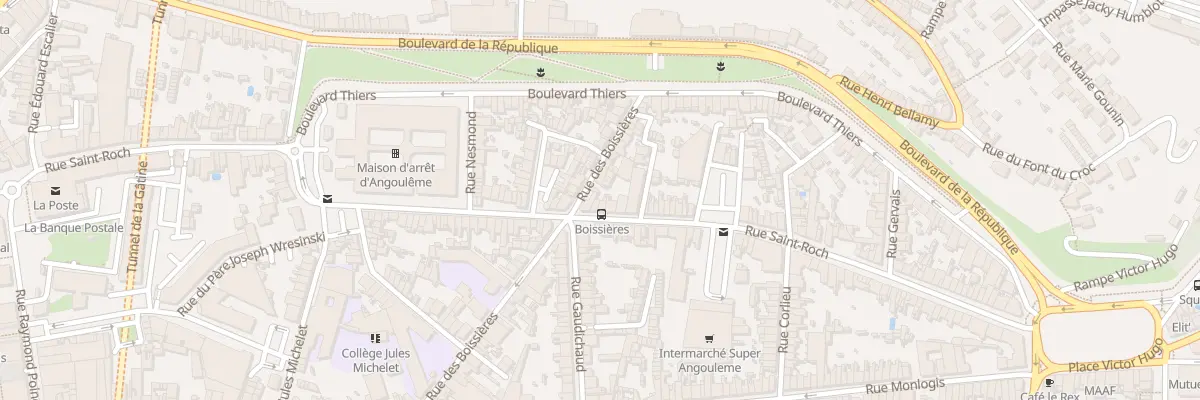 Plan du 136 Rue Saint Roch à Angoulême