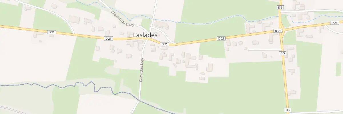 Plan du 10 Rte du Lac à Laslades