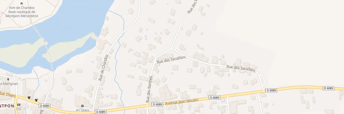 Plan du 24 Rue des Seraillers à Montpon-Ménestérol