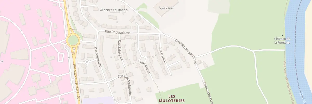 Plan du 6 Rue Danton à Allonnes