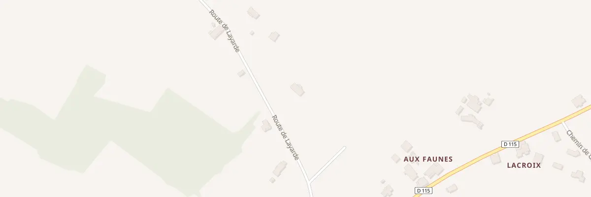 Plan du 9998 Aux Faures à Mauvezin-sur-Gupie