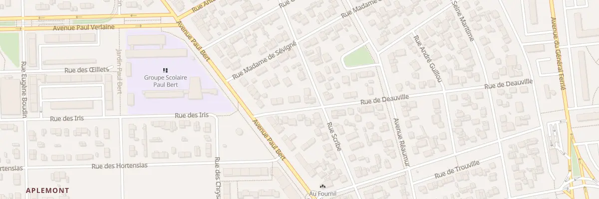 Plan du 13 Rue de Deauville au Havre