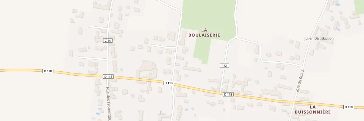 Plan du 1 Rue de la Boulaiserie à Beaumont-en-Véron