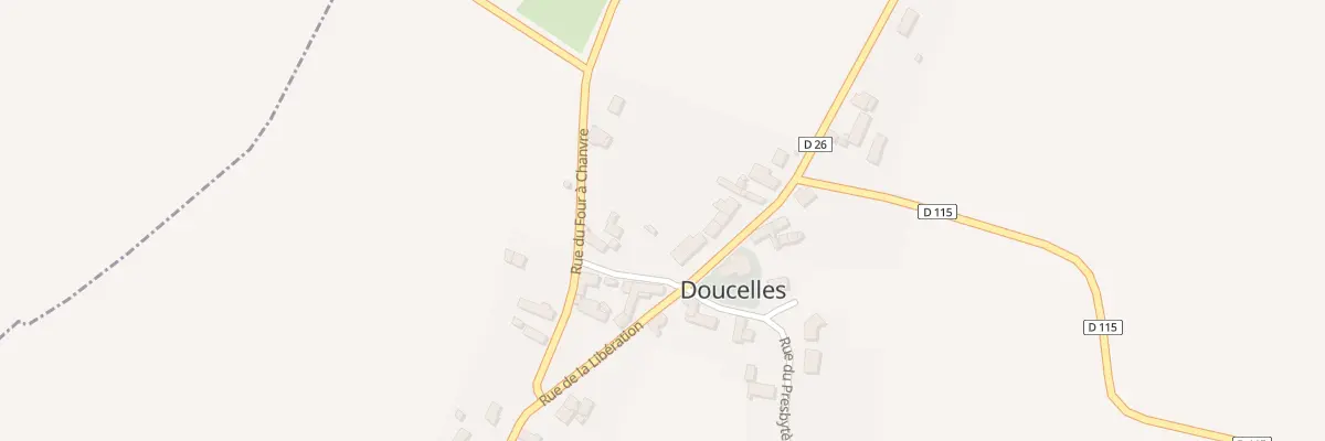 Plan du 8 Rue de la Liberation à Doucelles