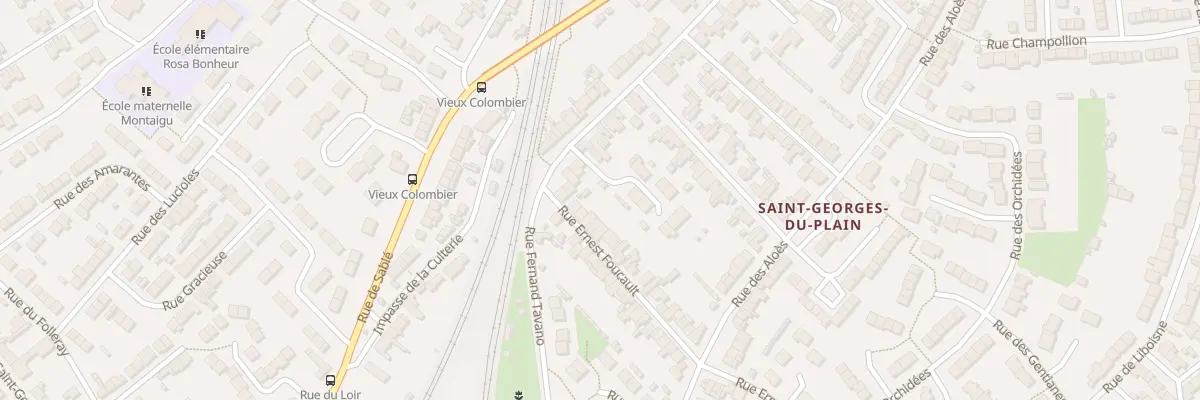 Plan du 11 Rue Ernest Foucault au Mans
