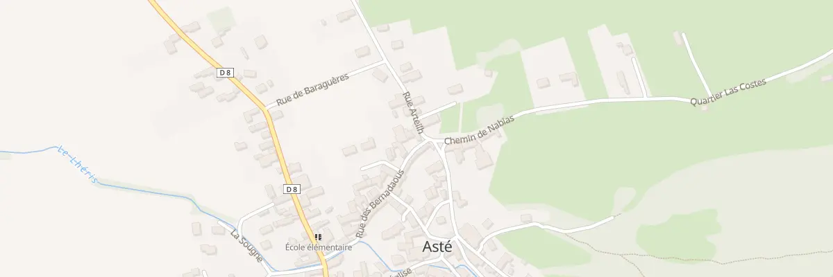Plan du 35 Rue Bernadaous à Asté