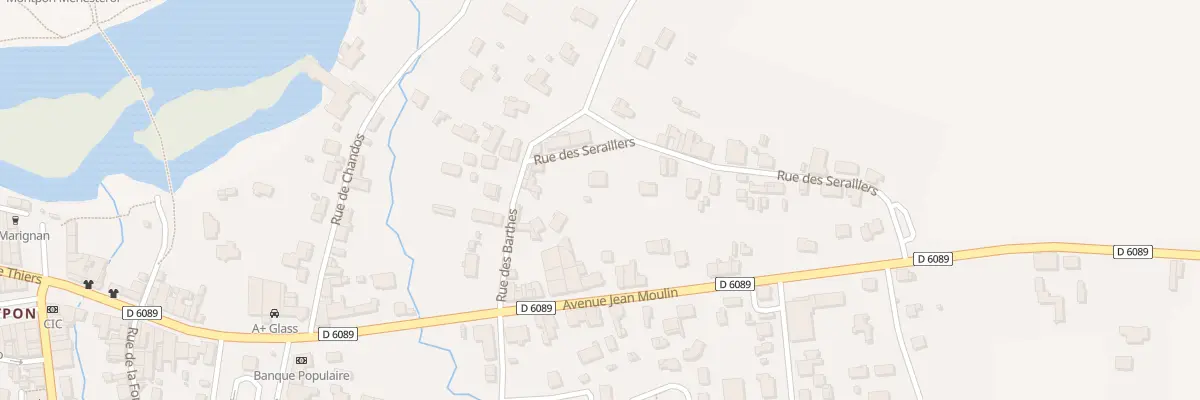 Plan du 17 Rue des Seraillers à Montpon-Ménestérol
