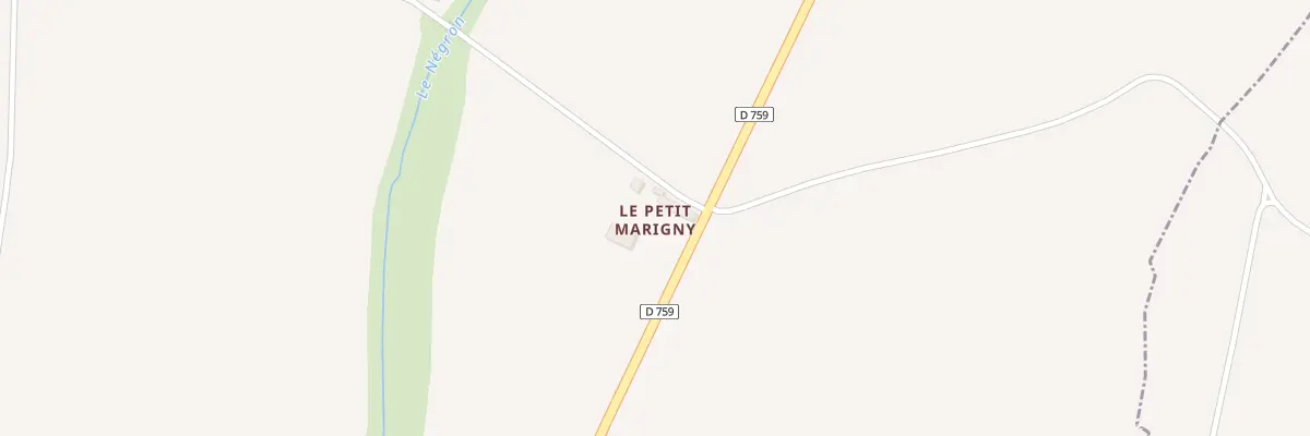 Plan du 5033 Marigny à Beuxes
