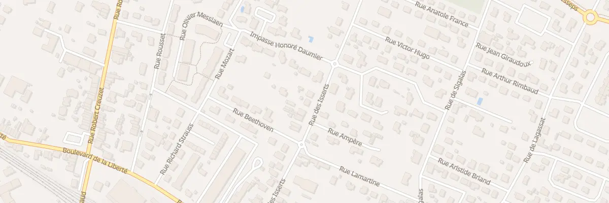Plan du 33 Rue des Isserts à Marmande