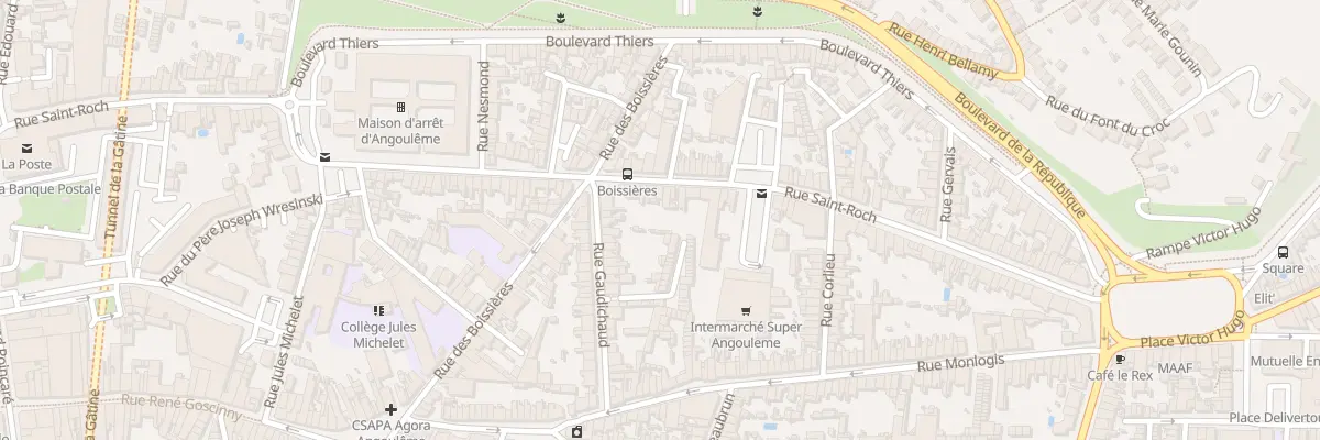 Plan du 127 Rue Saint Roch à Angoulême