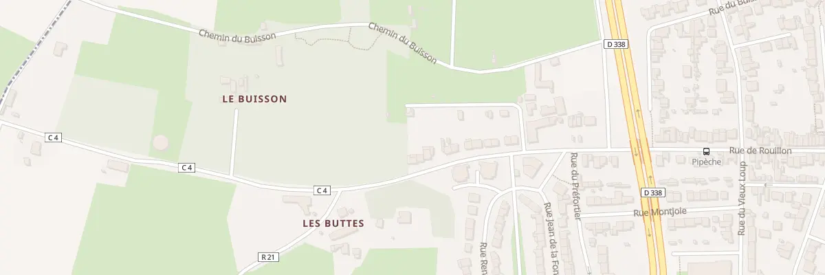 Plan du 124 Rue de Rouillon au Mans