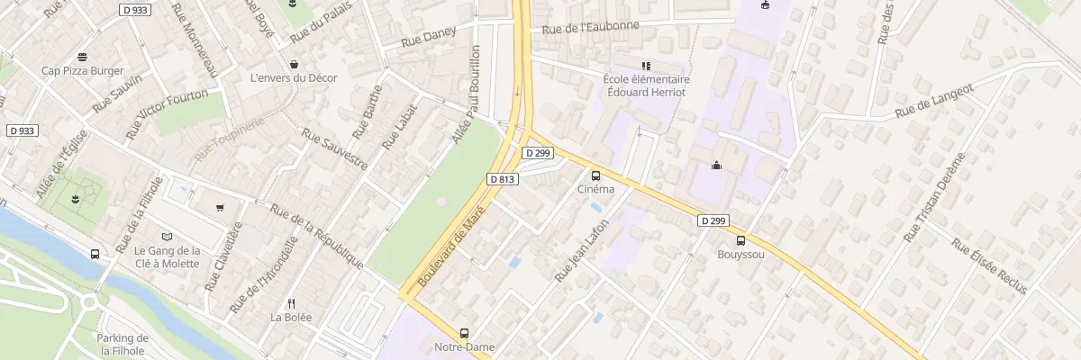 Plan du 42 Bd de Maré à Marmande