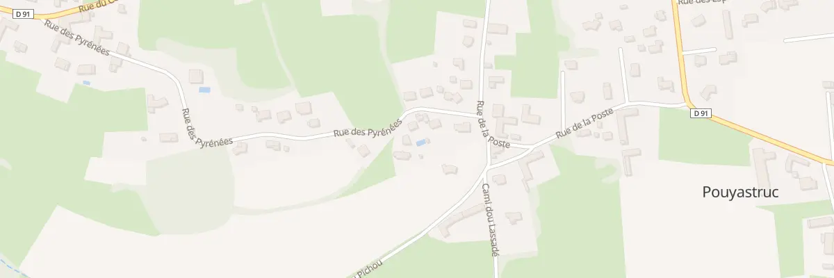 Plan du 5 Rue des Pyrénées à Pouyastruc
