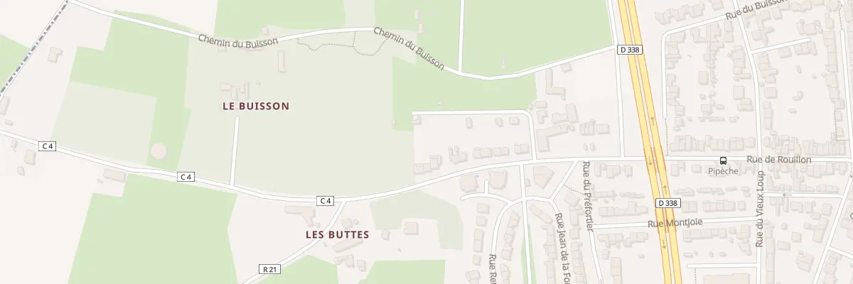 Plan du 122 Rue de Rouillon au Mans