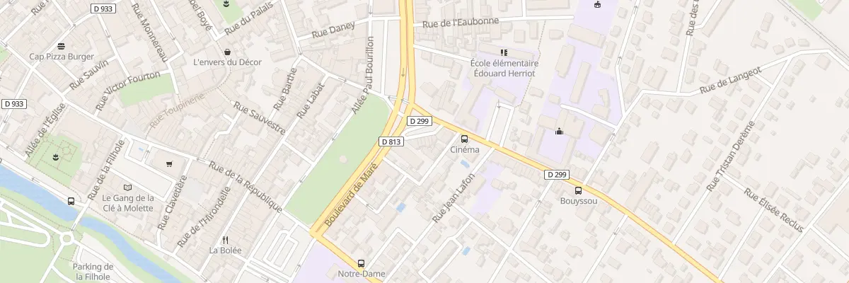 Plan du 44 Bd de Maré à Marmande