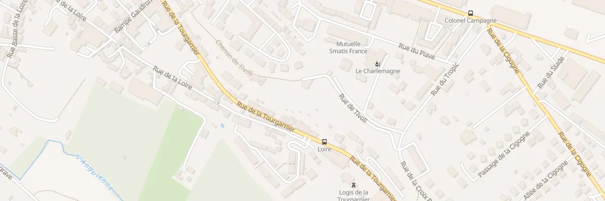 Plan du 172 Rue de la Tourgarnier à Angoulême