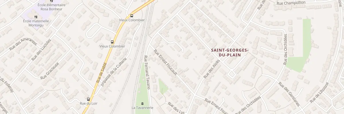 Plan du 19 Rue Ernest Foucault au Mans