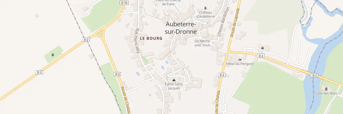 Plan du 20 Rue Saint-Jacques à Aubeterre-sur-Dronne