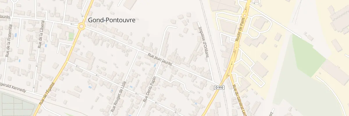 Plan du 29 Rue Jean Jaurès à Gond-Pontouvre