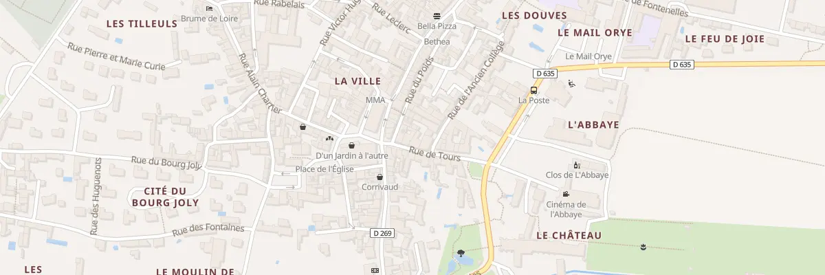 Plan du 3 Rue de Tours à Bourgueil