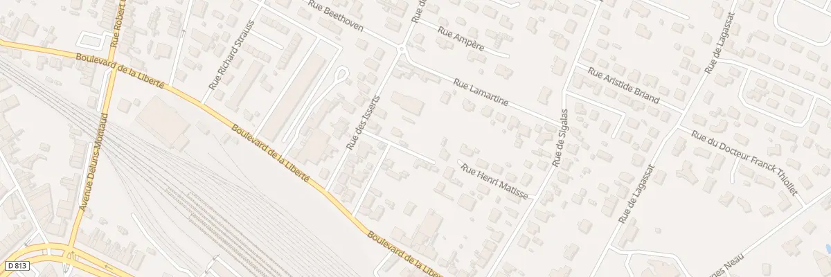 Plan du 12A Rue des Isserts à Marmande
