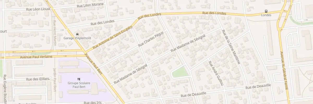 Plan du 25 Rue Madame de Sévigné au Havre