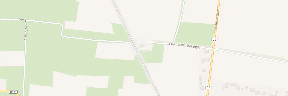 Plan du 9 Che des Mésanges à Lansac