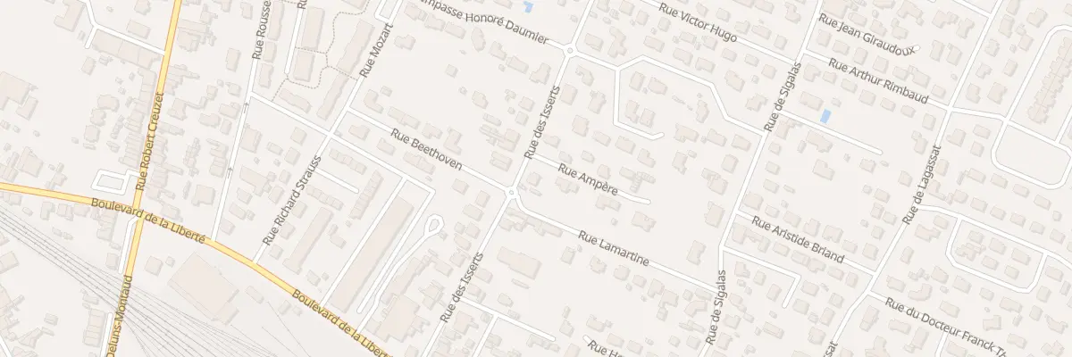 Plan du 26 Rue des Isserts à Marmande