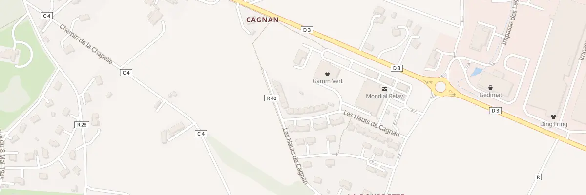 Plan du 17 Cagnan à Marciac