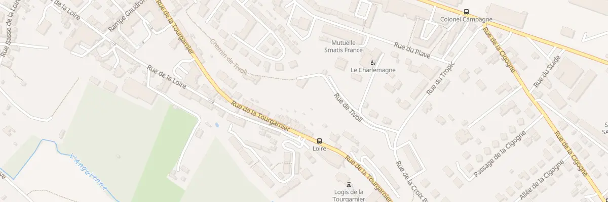 Plan du 174 Rue de la Tourgarnier à Angoulême
